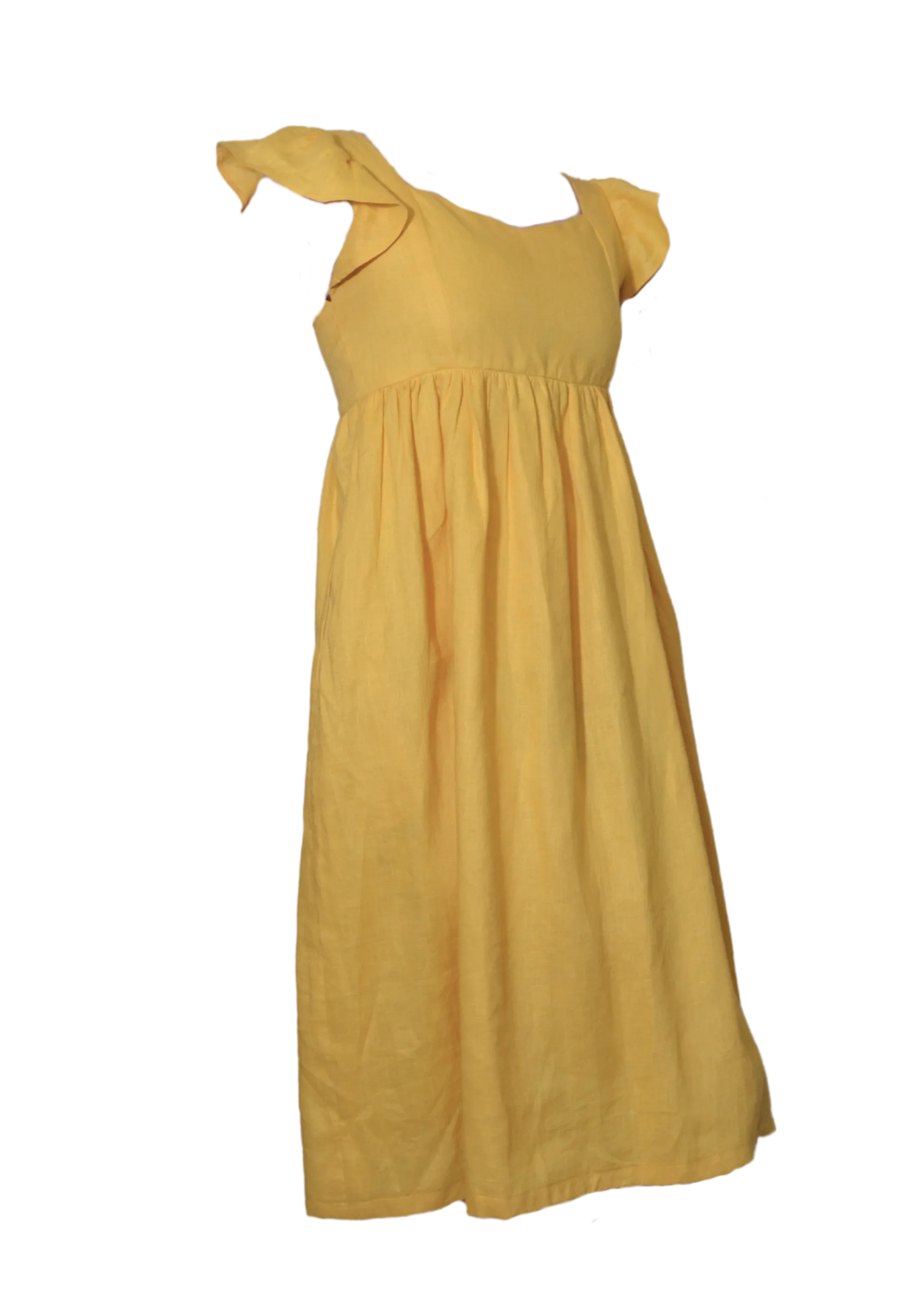 Elsie - Long, Ruffle Sleeve, Sun Dress