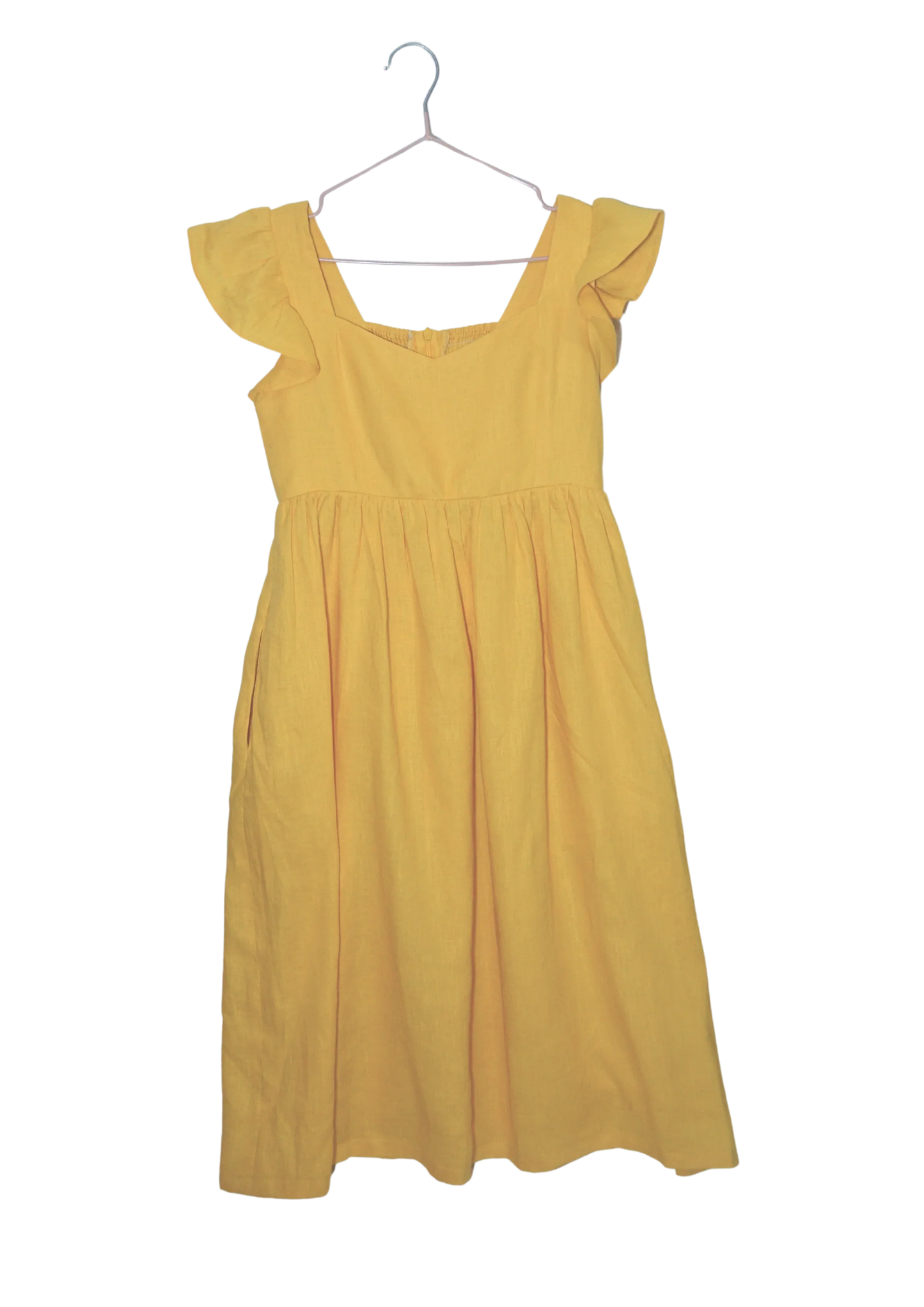 Elsie - Long, Ruffle Sleeve, Sun Dress
