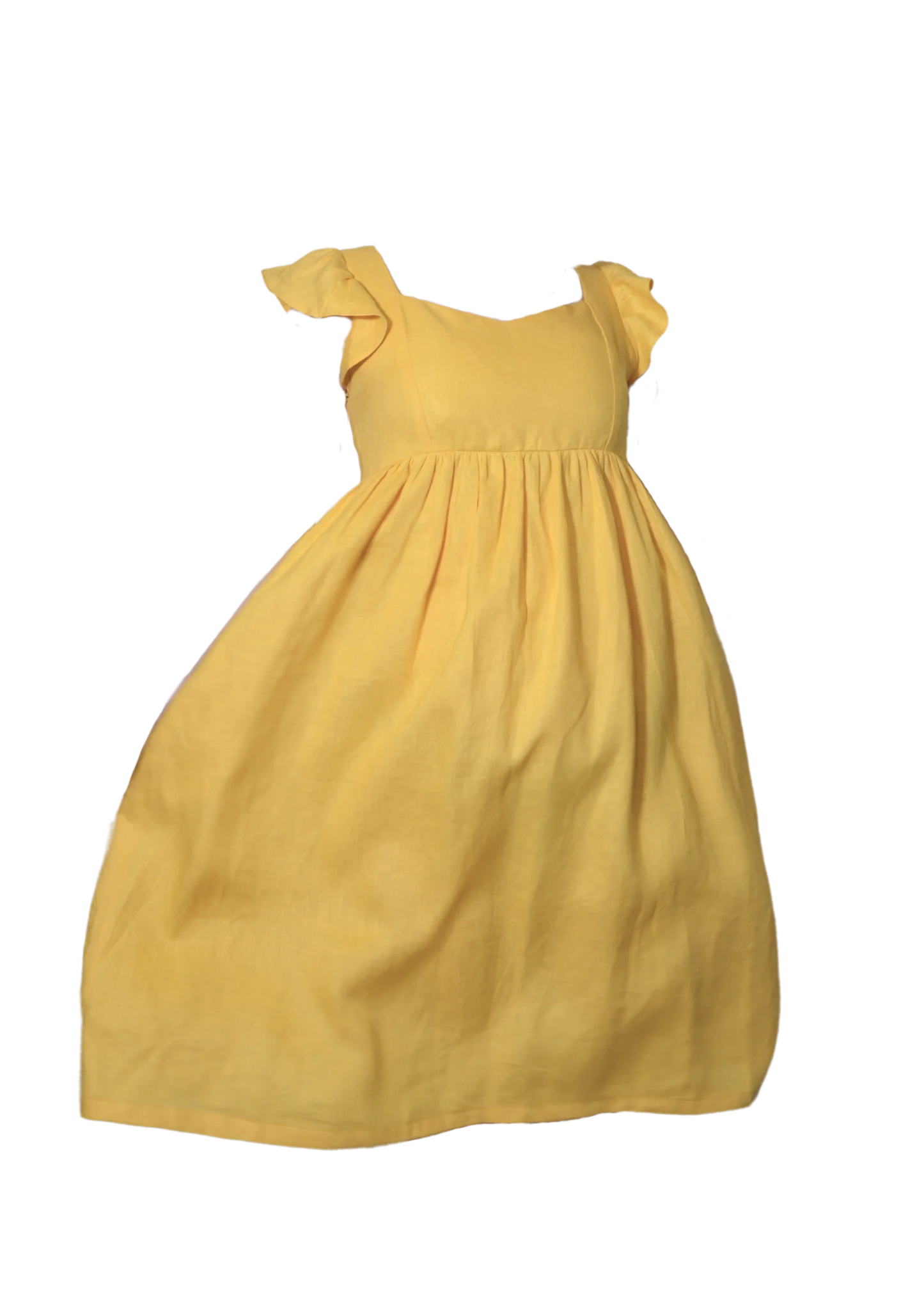 Elsie - Long, Ruffle Sleeve, Sun Dress