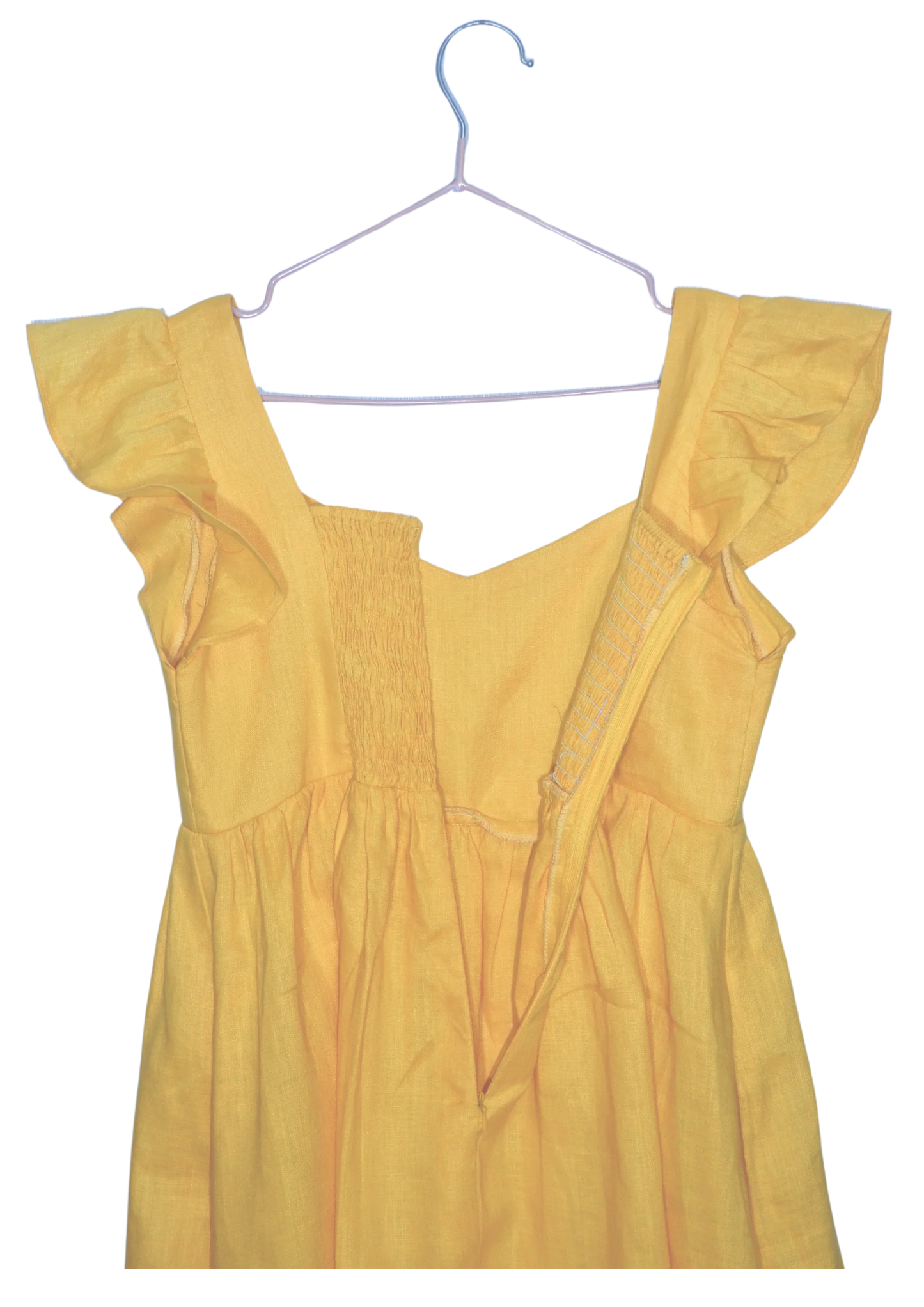 Elsie - Long, Ruffle Sleeve, Sun Dress