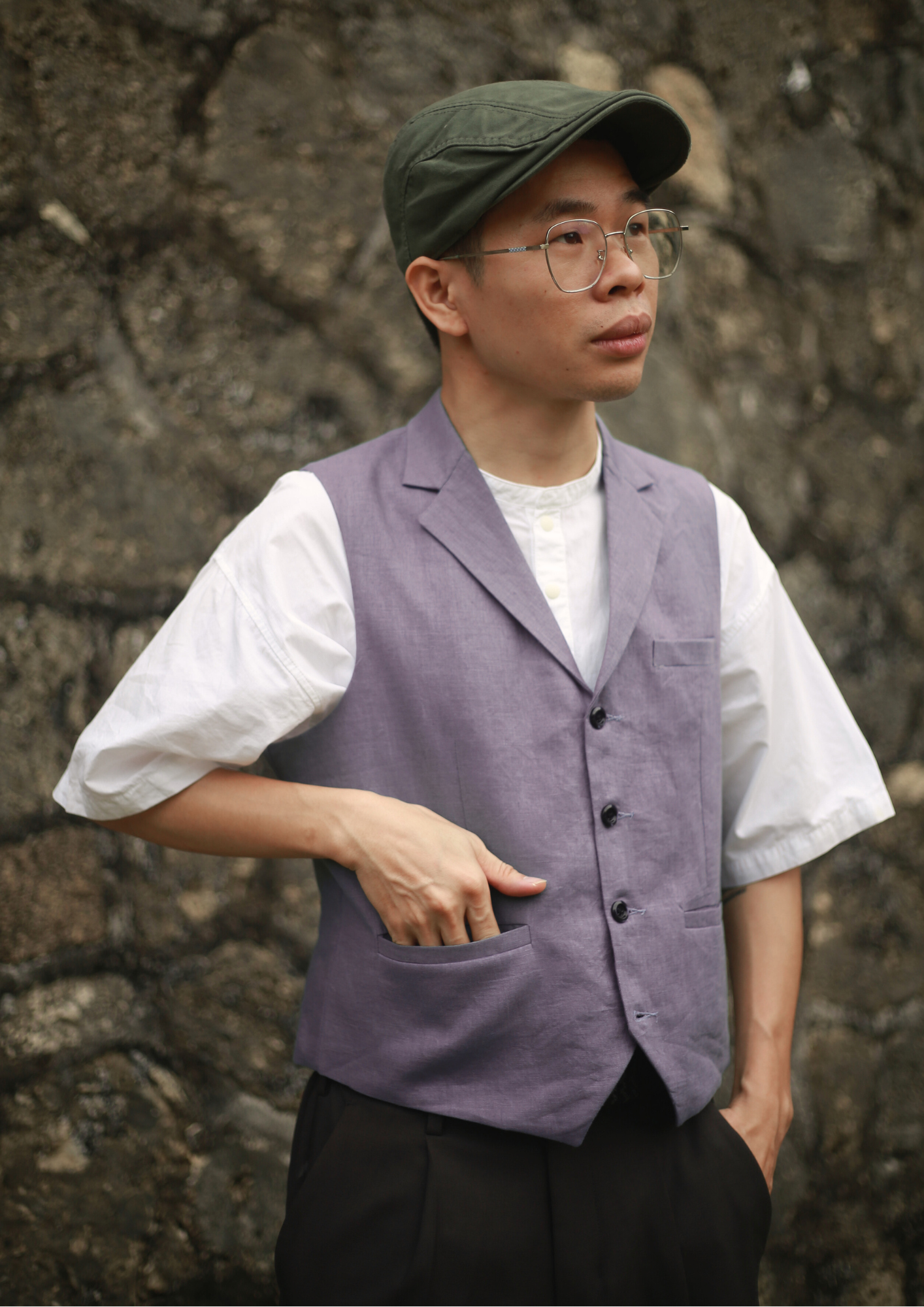 Francis - Men's Collared Waistcoat