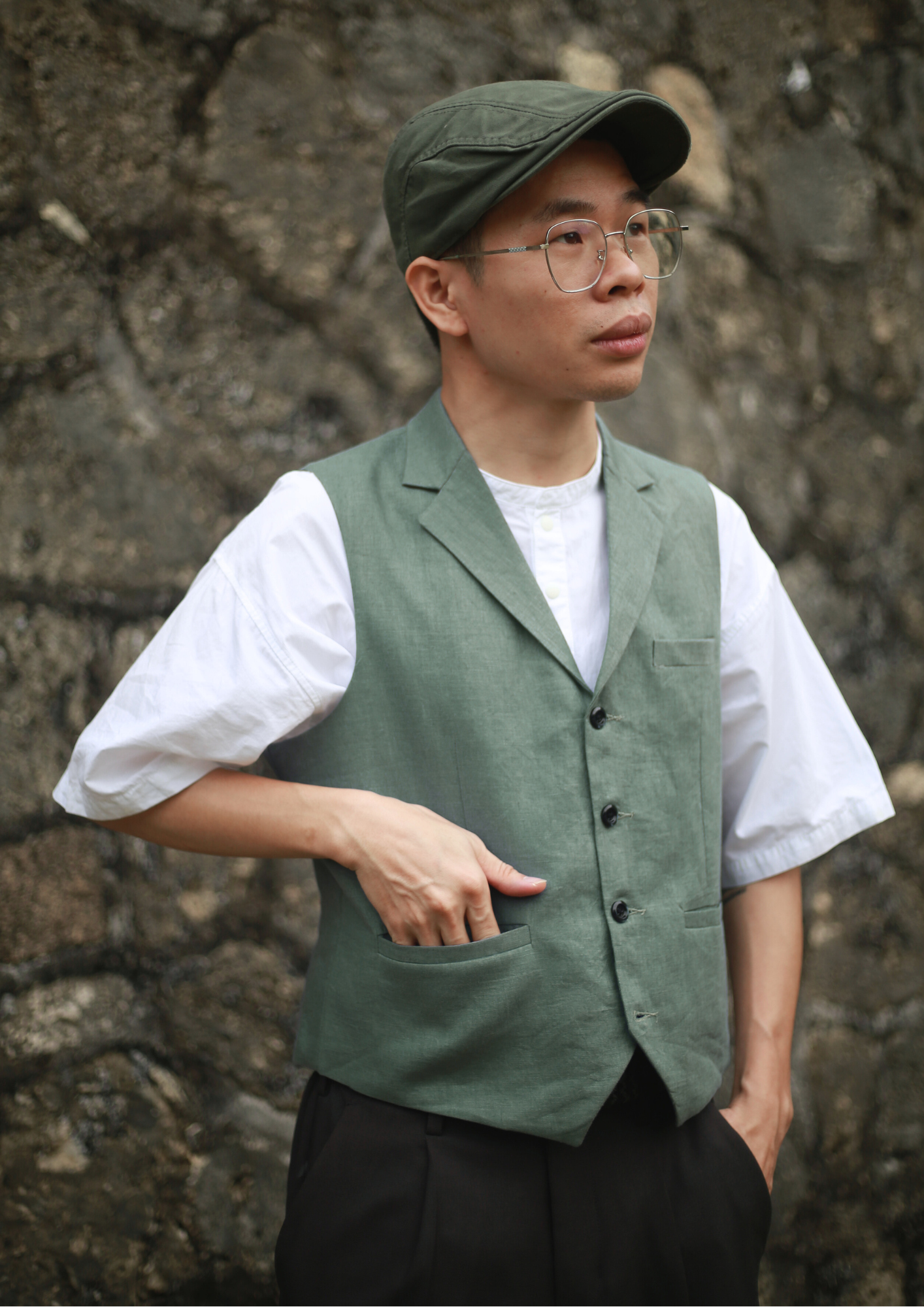 Francis - Men's Collared Waistcoat