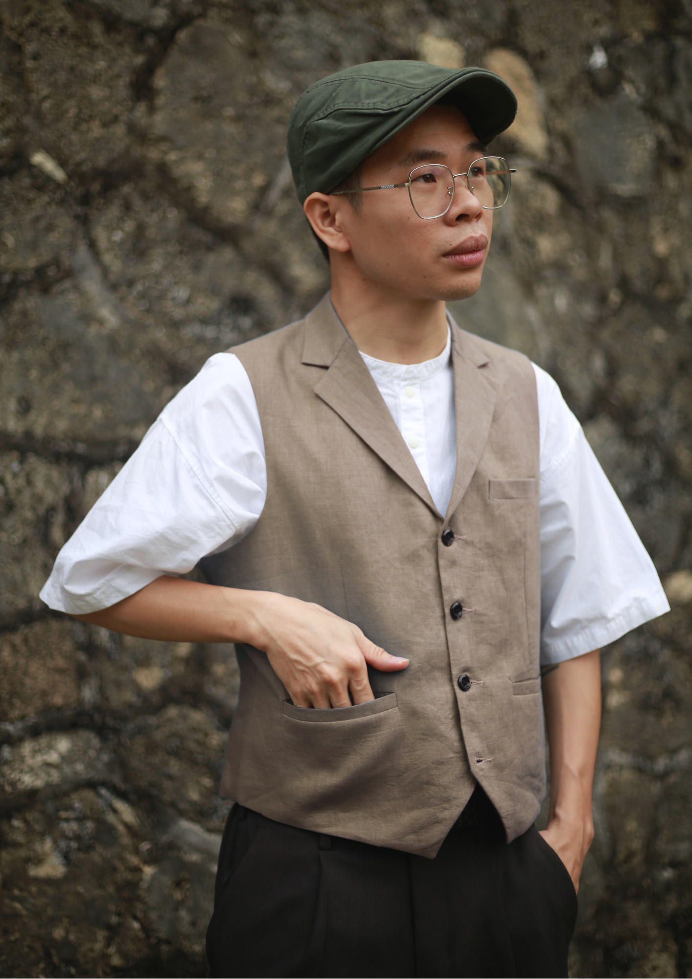 Francis - Men's Collared Waistcoat