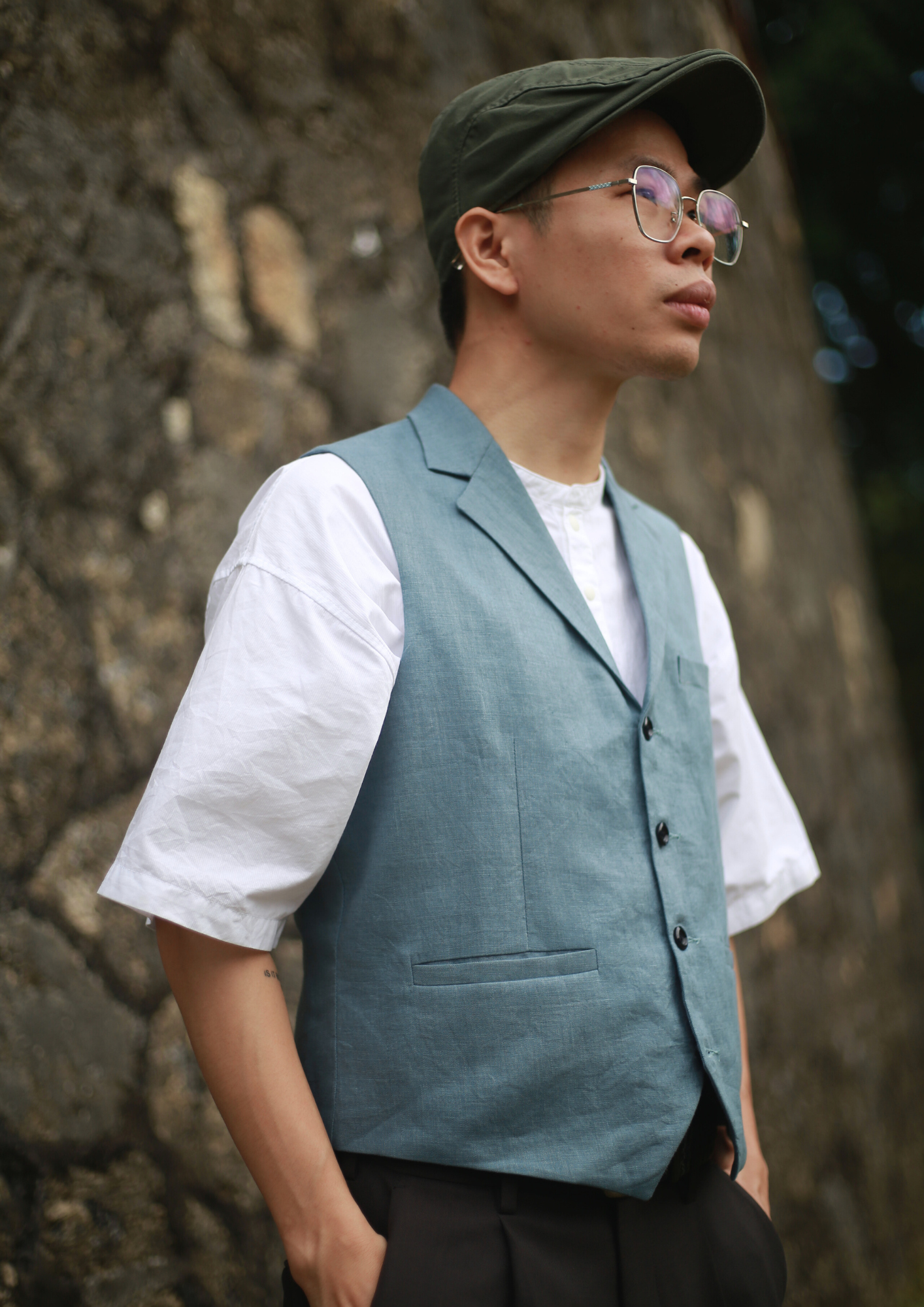 Francis - Men's Collared Waistcoat