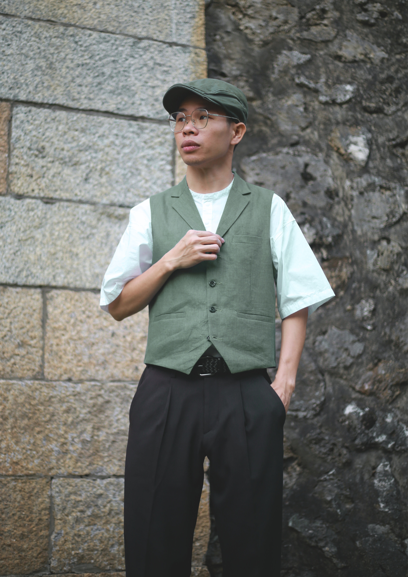 Francis - Men's Collared Waistcoat